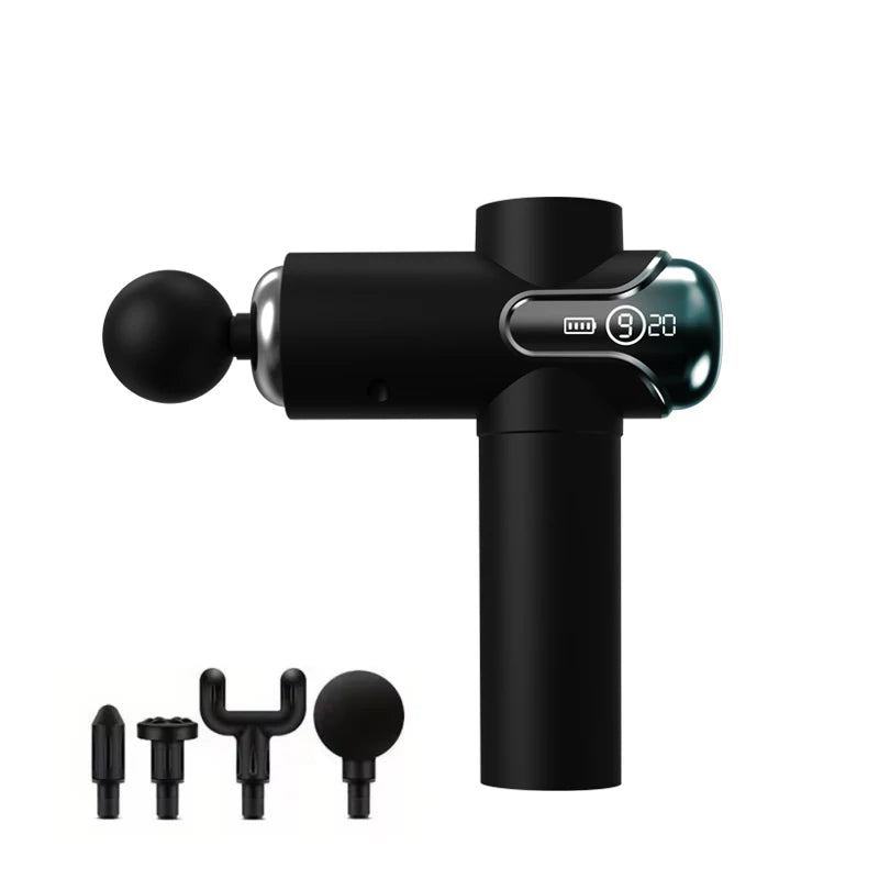 Professional Intelligent Fascia Gun-9 Speed Levels,4000 RPM Deep Tissue Massage,Quiet & Portable Muscle Massager for Pain Relief