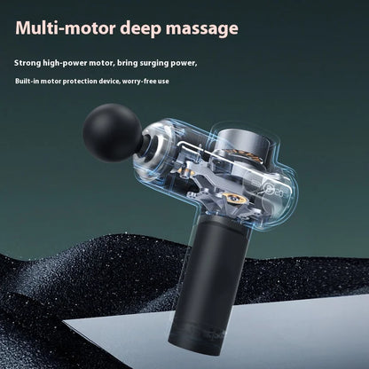 Professional Intelligent Fascia Gun-9 Speed Levels,4000 RPM Deep Tissue Massage,Quiet & Portable Muscle Massager for Pain Relief