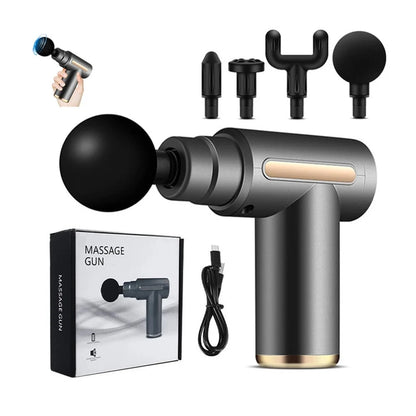 Professional Intelligent Fascia Gun-9 Speed Levels,4000 RPM Deep Tissue Massage,Quiet & Portable Muscle Massager for Pain Relief